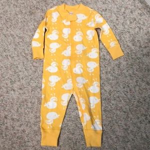 NWT Hanna Andersson duck/chick sleeper size 60
